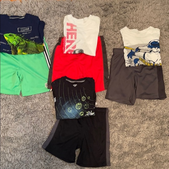 4 Short Sets - Mesh Short and T-Shirts - Picture 1 of 6